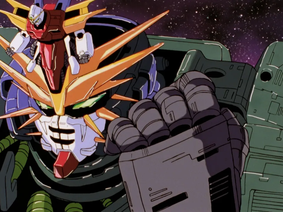 第47話でデビルコロニーへ挑むゴッドガンダム