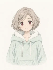 アトラ・ミクスタをイメージした色鉛筆風イラスト