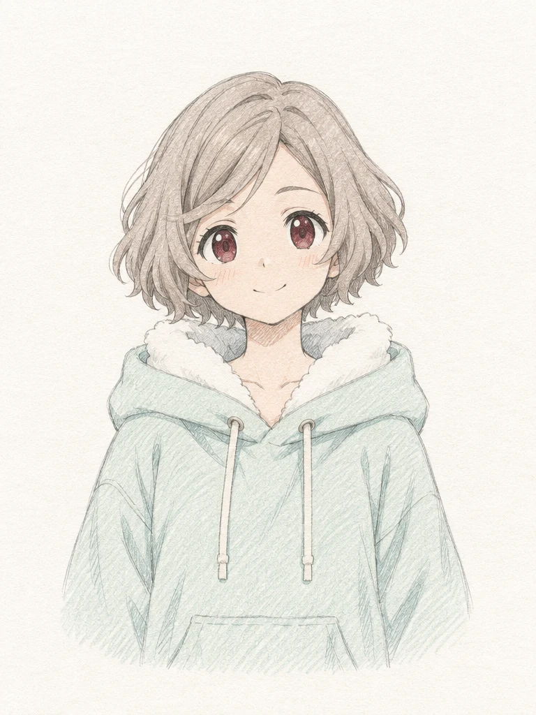 アトラ・ミクスタをイメージした色鉛筆風イラスト