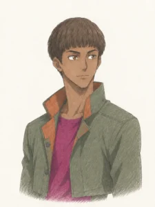 チャド・チャダーンをイメージした色鉛筆風イラスト