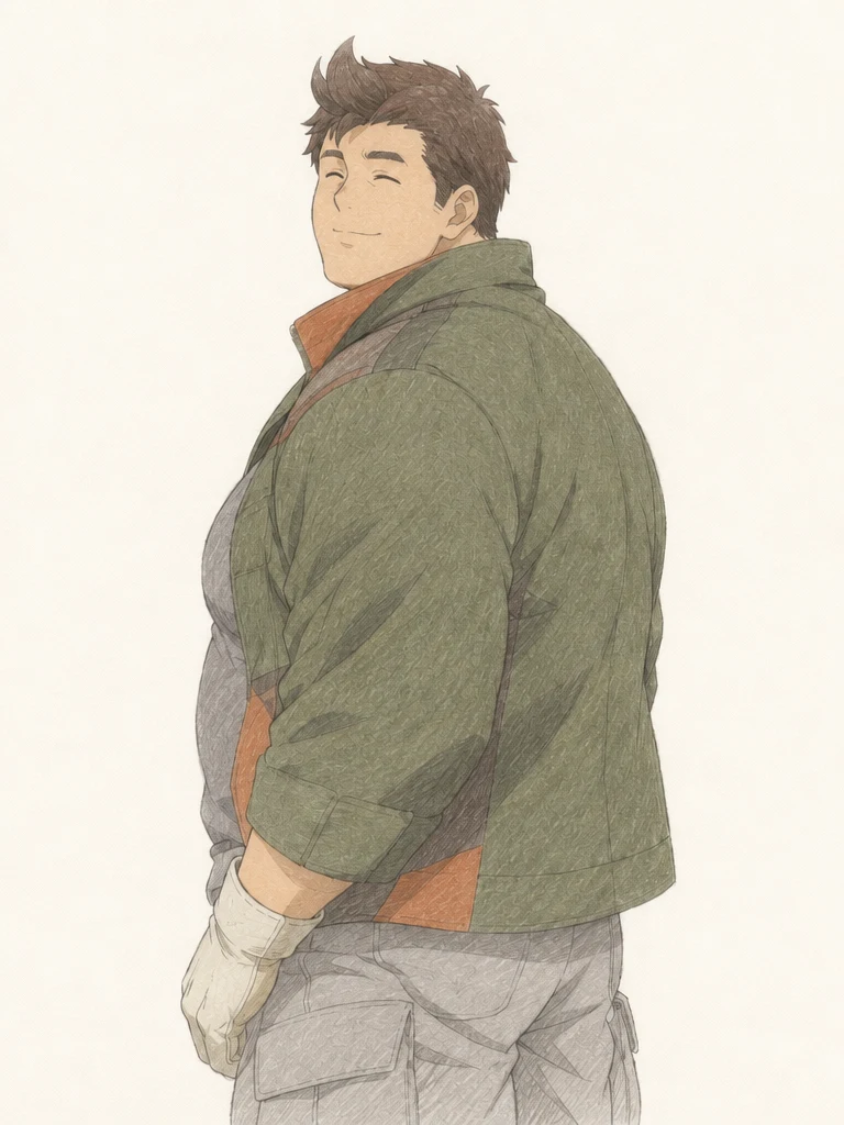 デイン・ウハイをイメージした色鉛筆風イラスト
