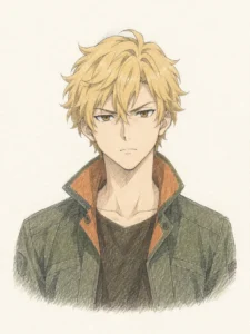 ユージン・セブンスタークをイメージした色鉛筆風イラスト