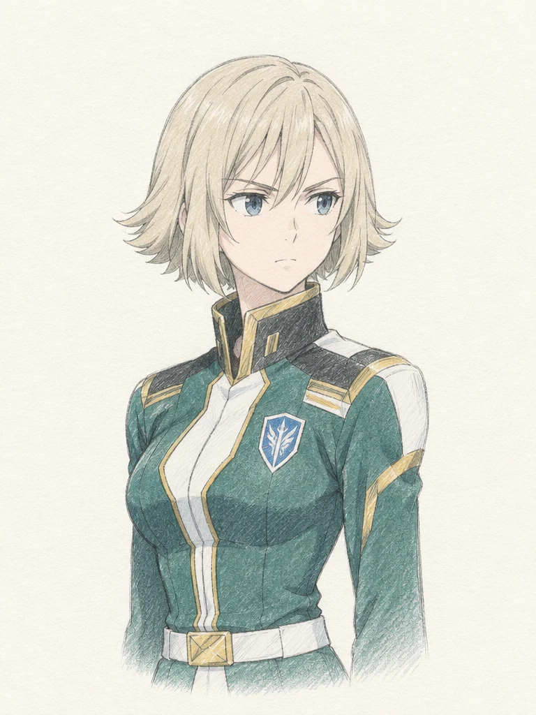 ジュリエッタ・ジュリスをイメージした色鉛筆風イラスト